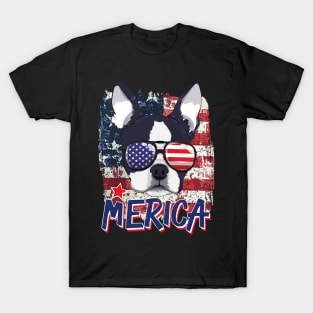 American Flag Chow Chow 4Th Of July Usa T-Shirt